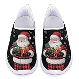 Xpyiqun Weihnachts-Sneaker, Schlupfschuhe für Damen, Tennisschuh, Weihnachts-Sneaker, Schuhe,...