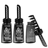 Hohopeti 3 Stück Leere Haargel flaschen mit Breitem Kamm Wiederbefüllbar Leicht Langlebig...