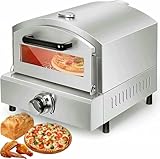Elektrischer Pizza-Ofen, Edelstahl-Schublade Toaster-Ofen, 360 ° Einheitliche Temperatur, Hohe...