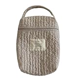 Duroecsain Windeltasche für Windeln, Organizer für Wickeltisch, gesteppte Windeltasche, Cotton...