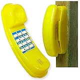 Gartenpirat Spiel-Telefon für Kinder aus Kunststoff gelb Kindertelefon