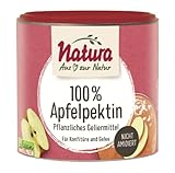 Natura 100% Apfelpektin – 200g – Pflanzliches Geliermittel ohne Zucker aus reinem Pektin –...