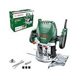 Bosch Home and Garden Bosch Oberfräse POF 1200 AE (1200 Watt, inkl. Zubehör für präzise...