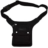 flevado Sidebag Hüfttasche Gürteltasche nur noch in ganz schwarz ohne Zeichen, Schwarz, ca. 28 cm...