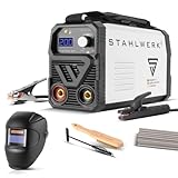 STAHLWERK Elektroden-Schweißgerät ARC 200 MD – Vollausstattung – flexibel einsetzbar ohne Gas,...