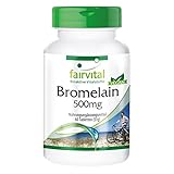 Bromelain 500mg - HOCHDOSIERT - VEGAN - 1200 F.I.P. - Ananasenzym - 60 Tabletten