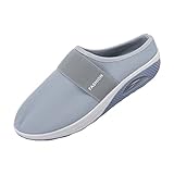 Generisch Slip On Damen Schuhe Hinten Offen Elegant, Freizeitschuhe Damen Slipper Outdoorschuhe...