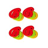 Gravidus Sockensammler - 24 Stück Rot, Gelb, Grün gemischt - Sockenhalter Sockenclip...