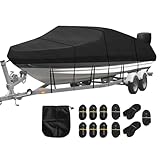Bootsplane Wasserdicht Bootspersenning Bootsabdeckung 420D Oxford-Stoff Bootspersenning Abdeckung...