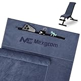 Mexgcom 2 Stück Fitness Handtuch, 120x50cm Sporthandtuch Handtücher mit Reißverschlusstasche +...