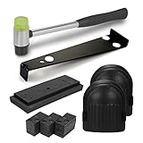 Fippy Vinylboden Verlegeset, 45 tlg. Laminatfußboden Verlegeset Kit inkl. 40 Montagekeile,...