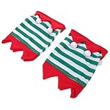 Lurrose 2 Stück Pack Pferdebeinschoner Weihnachten Stehgamaschen aus Atmungsaktivem Material...