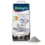 Biokat's Diamond Care Fresh Katzenstreu mit Babypuder-Duft - Feine Klumpstreu aus Bentonit mit...