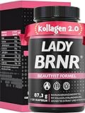 LADY BRNR - BeautyFit Stoffwechsel Formel mit Vitamin B6, Bindegewebe mit Kupfer, Kollagen, Hyaluron...