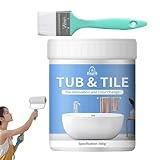 Badezimmer-Fliesenfarben-Set, wasserbasiert, schnell trocknend, Bad-Nachbearbeitungs-Set,...