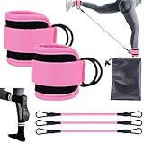 Ankle Straps Gym Set - Zuhause Kickbacks Fußschlaufe Po Trainer für Knöchel Widerstandsbänder...