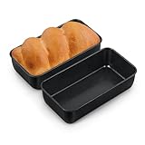 Herogo Brotbackform, Antihaft-Brotbackform mit Edelstahlkern 2er-Set, rechteckige Brotbackform für...