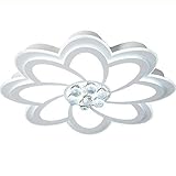 LED-Deckenleuchte, moderner, einfacher, eleganter Acryl-Lampenschirm, Kristallblumen-Deckenleuchte,...