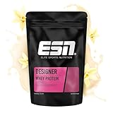 ESN Designer Whey Protein Pulver, Vanilla, 1 kg, bis zu 23 g Protein pro Portion, ideal zum...