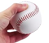 Ulawellor 2pcs Unmarkierte Baseball PU Soft Basebälle,Jugendtraining Sport Soft Rubber Baseball...