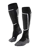 FALKE Damen Skisocken SK2, Wolle, 1 Paar, Schwarz (Black-Mix 3010), 39-40