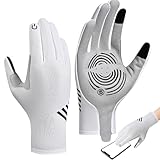 Fahrradhandschuhe Herren Damen | Fahrradhandschuhe Vollfinger| Lang Sommer Atmungsaktiv...