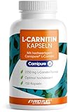 L-Carnitin hochdosiert 2250 mg - 150 Carnipure® L-Carnitin Kapseln mit Carnitin-Tartrat -...