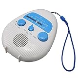 Eacam AM, FM, Duschfunk, Wasserdichtes Tragbares ABS -Badezimmer -Radio Eingebaute...