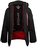 Spyder Jungen Winterjacke – Isolierter und wasserabweisender Softshell-Wintermantel Skijacke für...