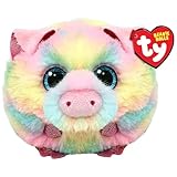 Ty Schweinasso Schwein Beanie Ball 7cm - Quetschbare Beanie Baby Weiche Pluschtiere - Sammelbares...