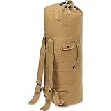 US Seesack Tragetasche mit Doppelgurt Rucksack Tasche Farbe camel