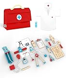 Lehoo Castle Arztkoffer Kinder, Spielzeug ab 3 Jahre, Arztkoffer Kinder ab 3 Jahre, Doktorkoffer...