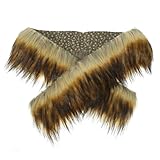 Ipetboom Kunstfellband zum Basteln Flauschiger Faux Fur Besatz Weißer Saum DIY Kleidung Dekoration...