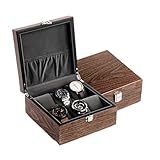 LDGSUPH Schatulle Uhrenbox Aus Holz – Aufbewahrungsorganizer For Sammler Uhrenkasten(23.5 * 12 *...