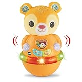 VTech Baby Wackelbärchen – Interaktives Spielzeug mit 3 gesungenen Liedern und 12 Melodien –...