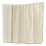 YIZITU Leichte Atmungsaktive Baby Puckdecke Mit Gepunkteter Fleece Rückseite Doppellagige Baumwoll...