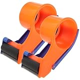 WRITWAA Hand Bandschneider Verpackungsbandspender Kunststoff Ergonomisch 2 Stück Hochleistungs...