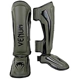 Venum Elite Boxen Schienbeinschutz, Khaki / Schwartz, M