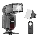 Neewer TT560 Flash Speedlite Blitzgerät Set für Canon Nikon Sony Pentax DSLR Kamera mit einem...