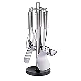 WMF Profi Plus Küchenhelfer Set Edelstahl 7-teilig, Küchenbesteck, Ständer mit 6 Helfern,...