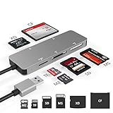 Kartenleser USB 3.0, Speicherkarten Lesegerät USB 3.0 (5Gps) High Speed TF (Micro SD)...