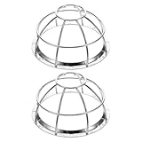 Zerodeko 2 Stück Rauchmelder Schutzabdeckung aus Robustem Draht Explosionsgeschützter...