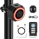 HIULLEN Fahrrad Alarmanlage, Fahrradalarm mit Fernbedienung, Lauter Anti-Diebstahl Fahrradalarm mit...