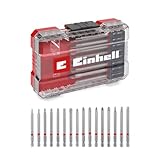 Original Einhell M-CASE 16-tlg. Bit-Set (für Akkuschrauber und Bohrmaschinen mit 90-mm-Bits aus...