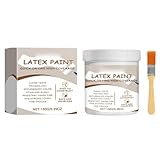 Weiße Latexfarbe, Wandrenovierungsmittel, Hausreinigung, Fleckenfarbe, Wandbeschichtung, 150 g,...