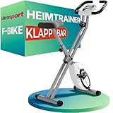 Ultrasport Heimtrainer Fahrrad Klappbar I Hometrainer Fahrrad Klappbar Extra Leise bis 130 KG mit...