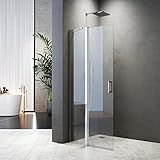 Duschabtrennung Walk in 120x185cm Duschabtrennung Walk-IN Duschwand Pendeltür Duschabtrennung mit...