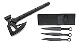 Survival Set Tomahawk + Wurfmesser Expendables Kunai - Throwing Knife - schnelles Werfen Messer...