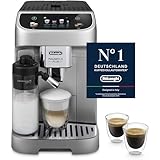 De'Longhi Kaffeevollautomat Magnifica Plus ECAM322.70.SB mit großem Touch-Farbdisplay, 18 Getränke...
