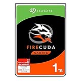 Seagate FireCuda Gaming, hybride interne Festplatte 1TB SSHD, 2.5 Zoll, SATA 6GB/s, silber, FFP,...